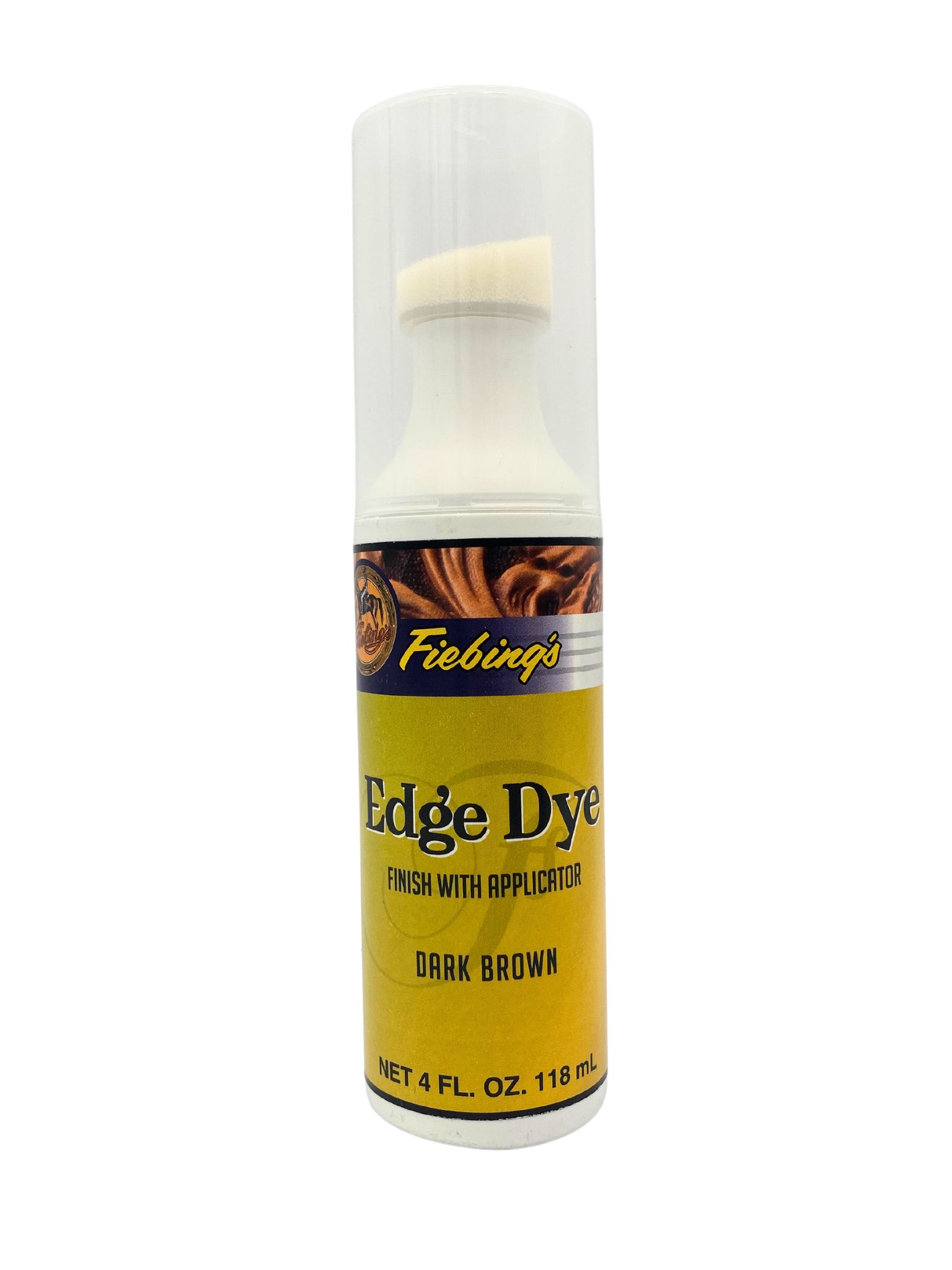 Edge dye dark brown