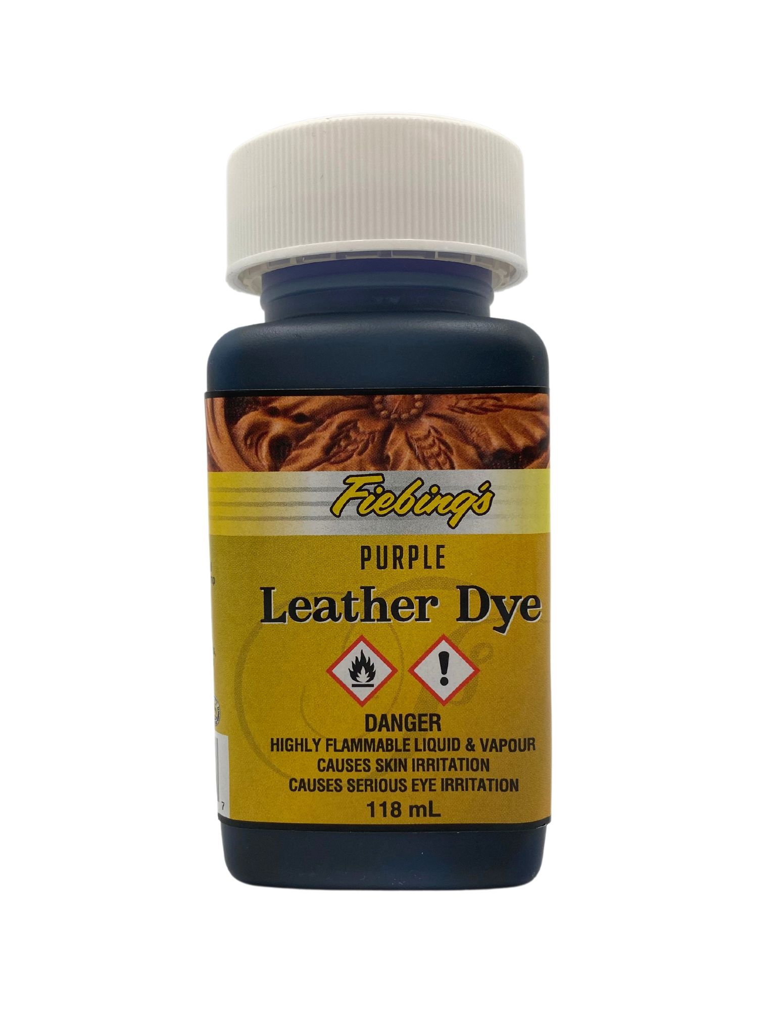 Leather dye purle
